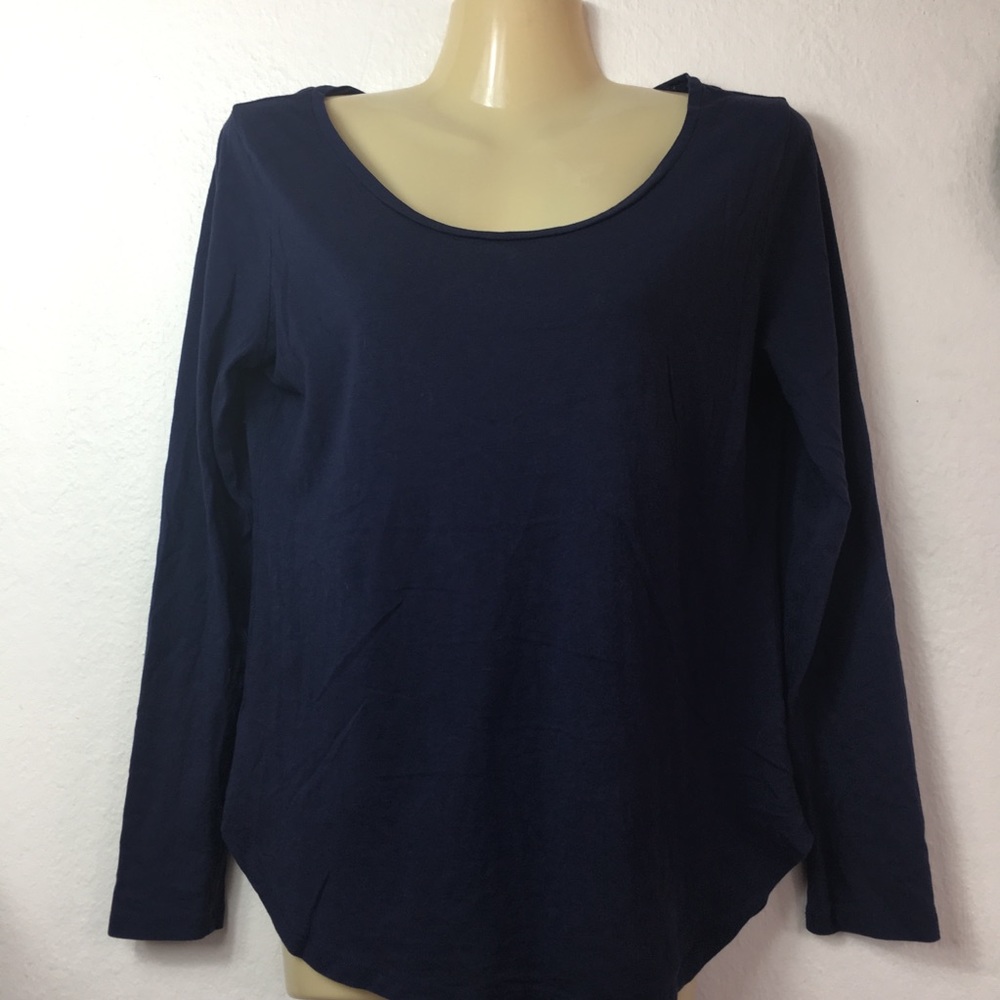 Ann Taylor Factory Blue  Long Sleeve Top